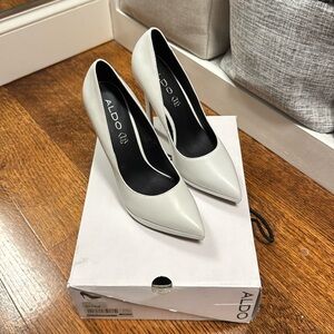 Aldo White Heels for Women